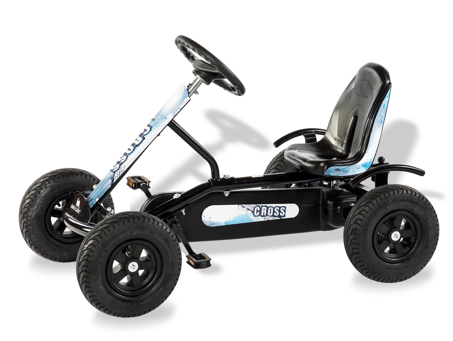 DINO CARS Gokart Junior Cross BF1 schwarz/blau-weiß