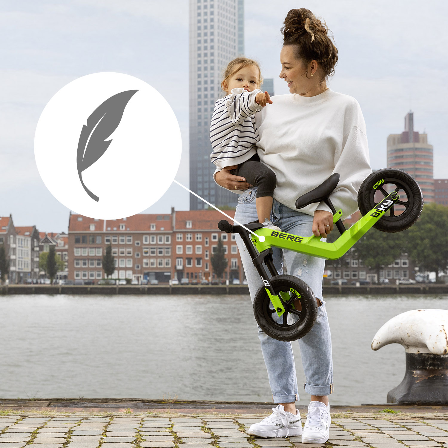 BERG Laufrad Mini Gokarthof Green Onlineshop - Biky
